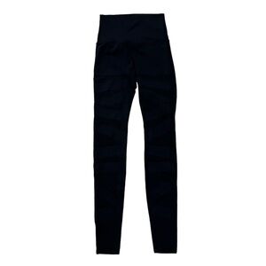 Lululemon Wunder Under Leggings Tech Mesh Black Size 4